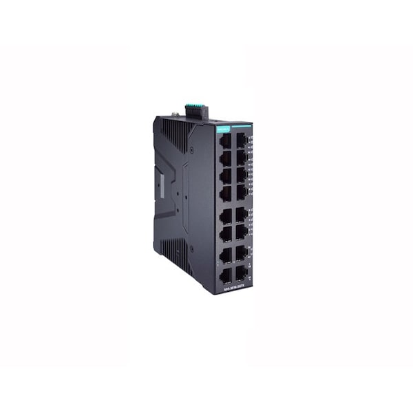 Smart Managed Ethernet switch, 14x10/100BaseTX ports, 2x10/100/1000BaseTX ports, -10-60 degree C